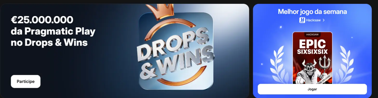 Promoções 1Win — Drops & Wins e torneios